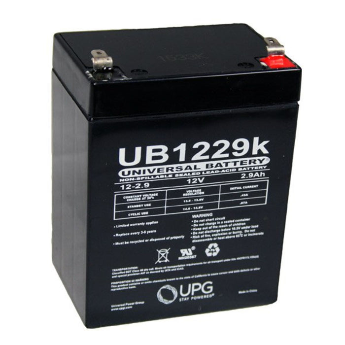 12V-2.9AH BATTERY