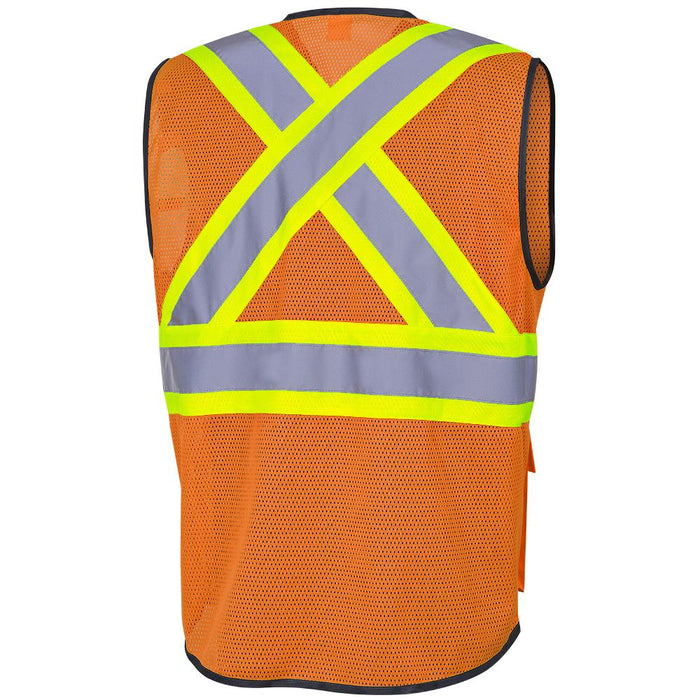 PIONEER - HI-VIZ MESH VEST ORG - 6960