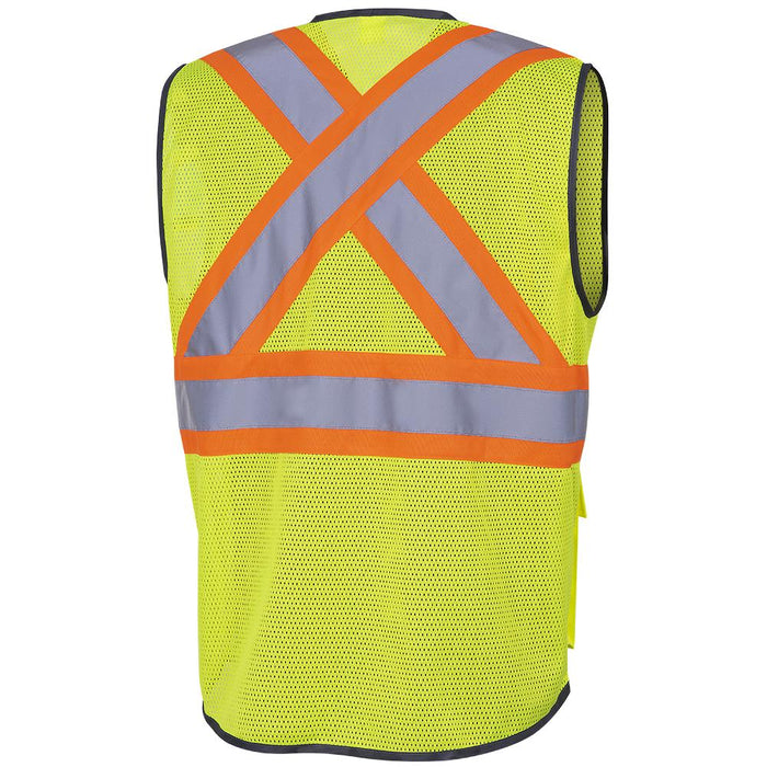 PIONEER - HI-VIZ MESH VEST LIME - 6961