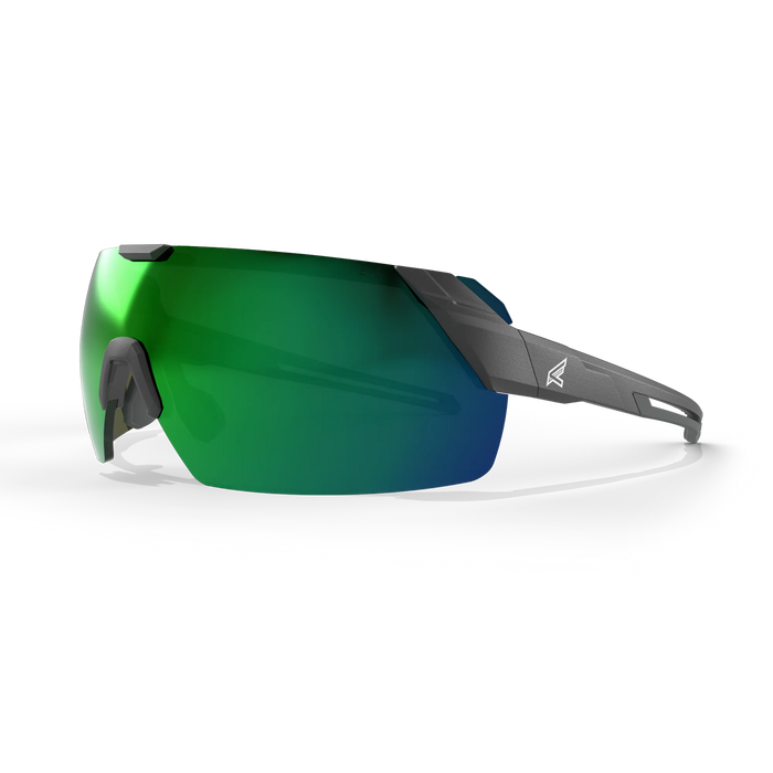 Makalu-Black Frame / Polarized Aqua Precision Green Plus Mirror lens