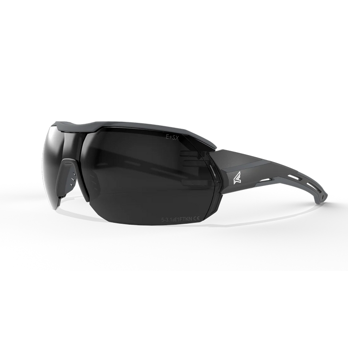 Kabru - Black Frame with Gray TPR / Vapor Shield Smoke Lenses
