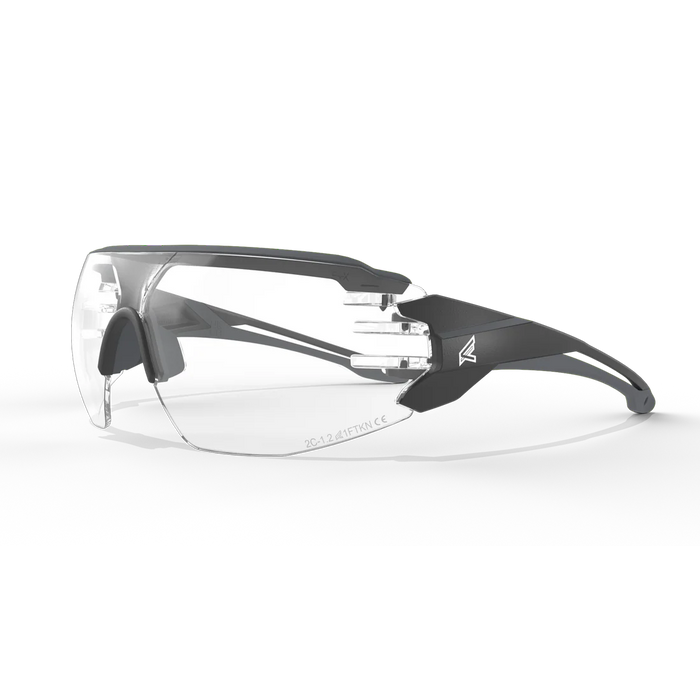 Taven - Black Frame with Gray TPR / Vapor Shield Clear Lenses