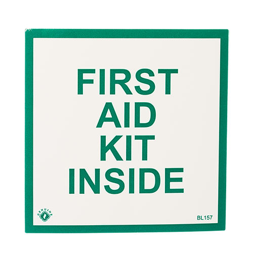 FIRST AID KIT INSIDE 4 X 4