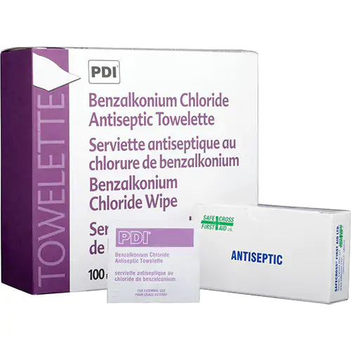Benzalkonium Chloride Wipes-Box 12