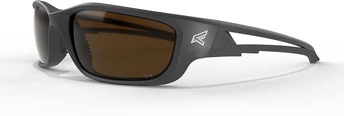 Kazbek - Black Frame / Polarized Aqua Precision Blue Mirror Lenses